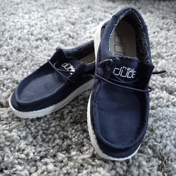 Hey Dude Navy Blue Casual Shoes - Picture 1 of 7